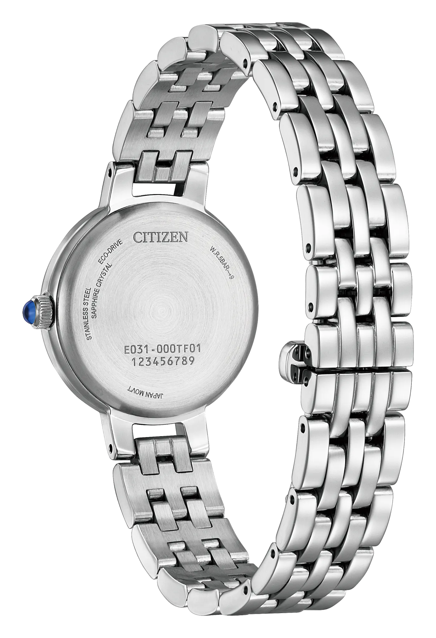 ⁂Emi⁂ Citizen L Classic Black Dial Stainless Steel Bracelet EM0990-81E